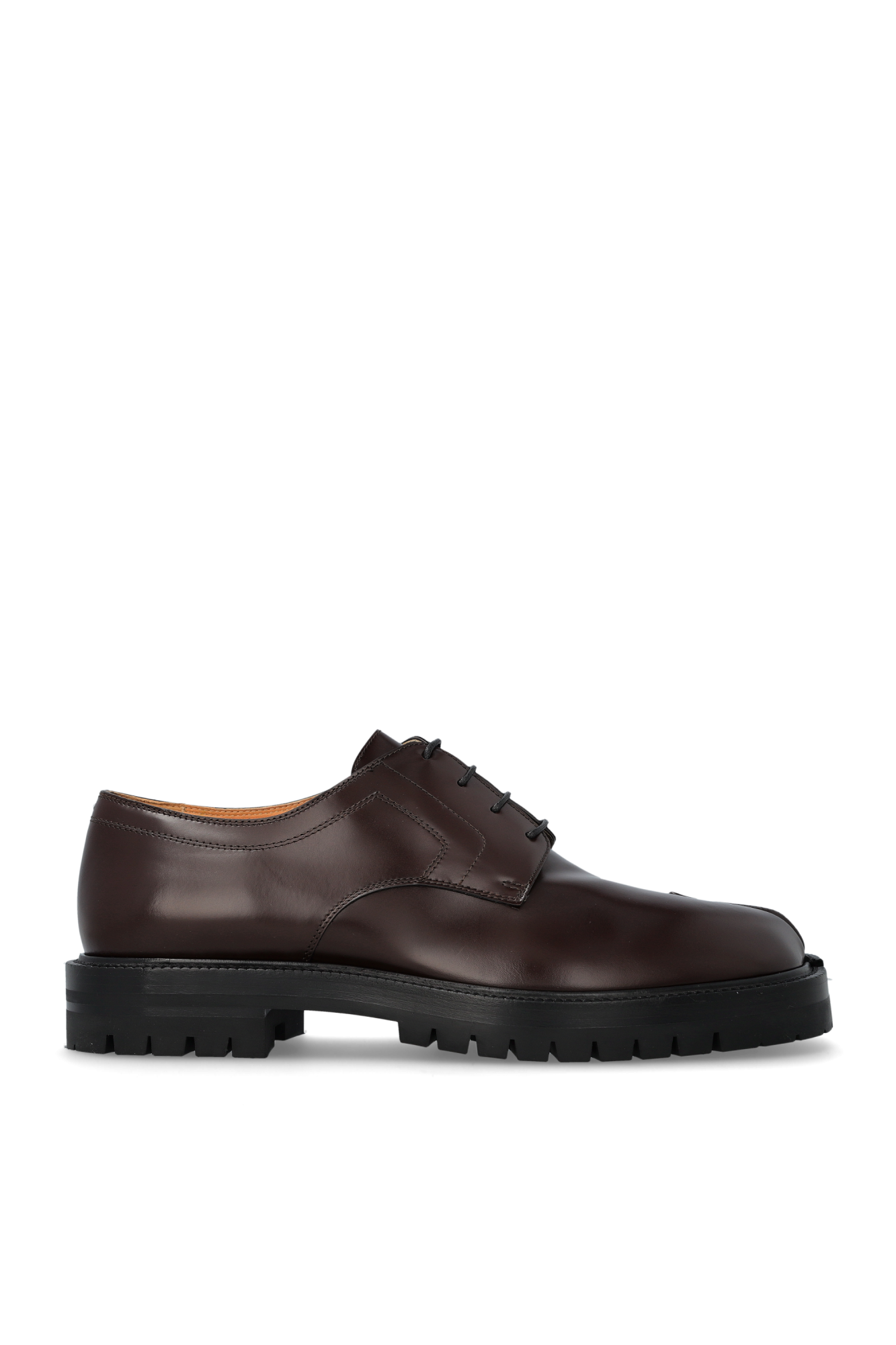 Maison Margiela Leather shoes with Tabi toe | Men's Shoes